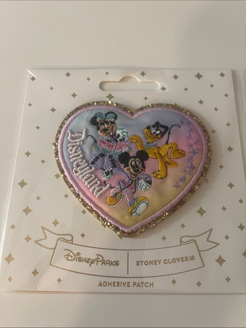 Stoney Clover Lane Heart Patch - Pastel Pink, Purple, Yellow & Blue